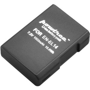 Powtree 1500Mah EN-EL14 ENEL14 Batterij + Usb Oplader Voor Nikon D3100 D3200 D3300 D5100 D5200 D5300 P7800, p7700, P7100,P7000