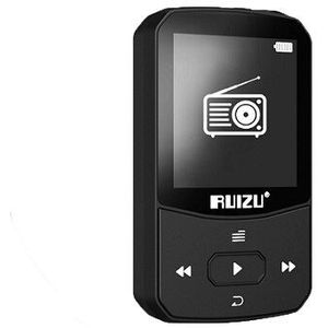 Originele Ruizu X52 Sport Cilp Mini Mp3 Speler Bluetooth 8Gb/16Gb Muziek MP3 Met Fm, opname, E-Book,Video, Klok, Stappenteller