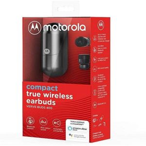 Motorola Vervebuds 400 Tuur Draadloze Bluetooth Oortelefoon Mini Oortelefoon Headset IPX6 Waterdicht Voor Huawei Xiaomi VerveBuds400