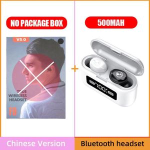 3500 Mah Bluetooth 5.0 Oortelefoon 8D Hifi Stereo Draadloze Koptelefoon Mini Hoofdtelefoon Tws Sport Waterdichte Headset Voor Iphone Android