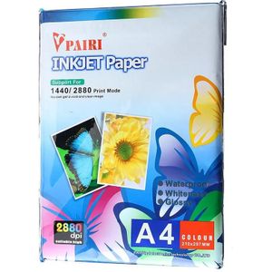 50Pcs A4 Sticker Photo Paper Inkjet Printer Label Sheets Waterproof Photo Paper High Glossy Self Adhesive Inkjet Printing Paper