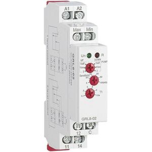 GRL8 Water Level Controller Vloeibare Relais 10A Ac Dc 24V 220V Breed Scala Spanning Waterpomp Relais, GRL8-02