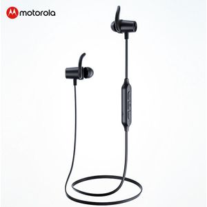 Motorola Hoofdtelefoon Neck Bluetooth Oortelefoon Magnetische Sport Waterdichte IPX5 Headset Draadloze Oordopjes Sterke Bas Hals Gemonteerde