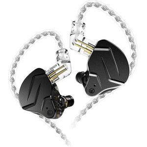 Kz Zsn Pro X Metal Koptelefoon 1BA + 1DD Hybride Technologie Hifi In Ear Monitor Oordopjes Bas Oordopjes Sport Noise cancelling Headset