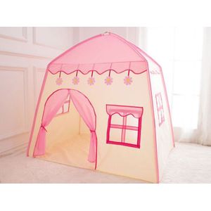 Kids Indoor Outdoor Kasteel Tent Baby Prinses Spel Huis Bloemen Bloeiende Jongen Meisje Oversized Huis Spelen Wigwam Matten