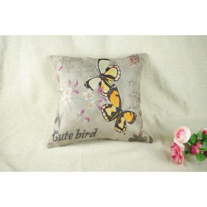 Dier Zitkussen Zonder Core Decoratieve Woondecoratie Sofa Stoel Kussens Versier vlinder Kussen Cushions45 * 45 cm