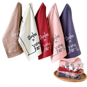 Baby Handdoek Mousseline Zakdoeken Pleinen Doek Kinderen Alfabet Katoen Handdoeken Gaas Washandje Voor Kinderen Herbruikbare