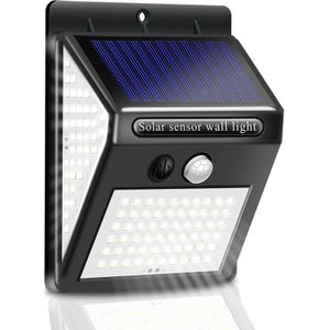 100/140 Led Solar Wandlamp Pir Motion Sensor Outdoor Waterdichte Lamp Villa Landelijke Tuin Decoratie 3 Zijdig Lichtgevende Solar Licht