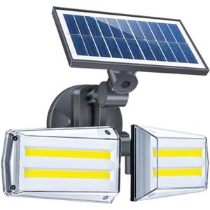 Draaibare Magnetron 20W Led 80 Cob Zonne-verlichting Voor Tuin Licht Decoratie Outdoor Wandlamp IP65 Pir Motion Sensor solar Lamp