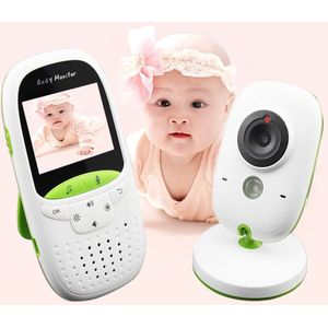 VB602 Draadloze Video Babyfoon Kleur Security Camera Twee Manier Praten Temperatuur Monitoring Lullaby Walkie Talkie Babysitter
