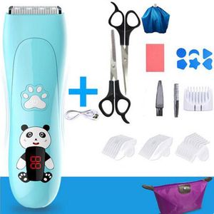 Professionele Tondeuse Set Usb Oplaadbare Elektrische Haar Snijder Trimmer Baby Veiligheid Tondeuse Met 3Pcs Opzetkammen