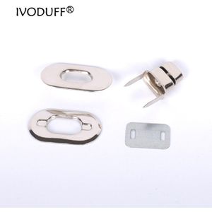 10Xdiy Metalen Purse Twist Lock, Vervanging Schouder Lock Tas Hardware Accessoires, Zilver Tone Handbagpurse Twist Turn Lock