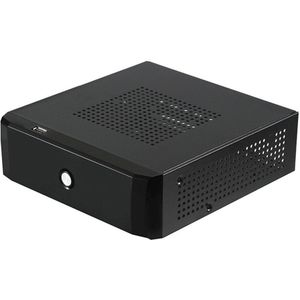 Host Mini ITX Kantoor Praktische Thuis Computer Case 2.0 USB Met Radiator Gat HTPC Voeding Horizontale Metalen Desktop Chassis