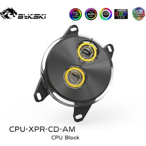 Bykski Cpu Water Blok Gebruik Voor Amd RYZEN3000 Ryzen AM3/AM3 +/AM4 Fm TR4 X570 Cpu Koper koeler Radiator Rgb Sync CPU-XPR-CD-AM