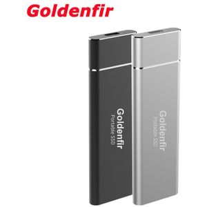 Goldenfir item Draagbare SSD USB 3.1 128GB 256GB Externe Solid State Drive voor Zakelijke en Prive