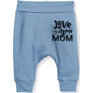 Angemiel Baby I Love U Mom Baby Boy Harembroek Pantalon Blauw