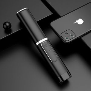 Bonola Alle Metalen Draagbare Selfie Stok Houder Voor Xiaomi/Huawei/Iphone/Samsung Verborgen Statief Selfie Stok Bluetooth controle
