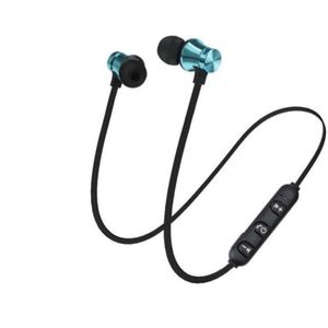 Draadloze bluetooth4.2 Magnetische Oortelefoon In-Ear Headset Telefoon Nekband Sport Oordopjes Oortelefoon Met Microfoon Voor iPhone Samsung Huawei