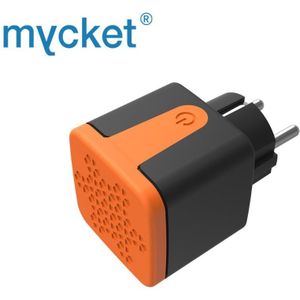 Mycket Outdoor IP44 Smart 16A Plug Tuya Eu Standaard Wifi Smart Plug Met Power Energy Monitor Socket Werkt Voor Alexa