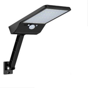 50LED Solar Motion Sensor Wandlamp Outdoor Straat Lamp Met Afstandsbediening Waterdichte Tuin Straat Lamp Verstelbare Helderheid