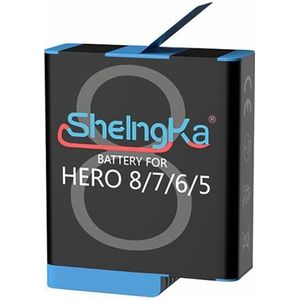 Originele Sheingka Hero8/7/6/5 Smart Ic Batterij + 3 Slot Opslag Lader Voor Gopro Hero 5 6 7 Hero 8 Zwart Batterij Accessoires
