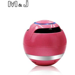 M & J A18 Bluetooth Speaker Mini Draagbare Draadloze Speaker Soundbar Bass Boombox klankkast met Mic TF Card FM radio LED Licht