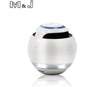 M & J A18 Bluetooth Speaker Mini Draagbare Draadloze Speaker Soundbar Bass Boombox klankkast met Mic TF Card FM radio LED Licht