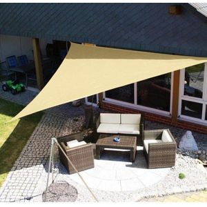 3X3X3 M Zand Uv Blok Zonnescherm Sail Perfect Voor Outdoor Patio Tuin