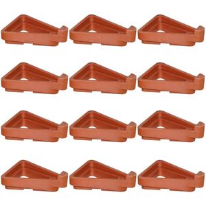 12 Stuks Plant Pot Voeten Stand Tuin Bloempotten Driehoek Stand Indoor Outdoor Ondersteunt Non Slip Tuin Onzichtbare Risers Bonsai teen