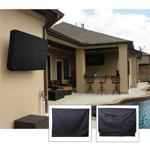 Outdoor Tv Cover Met Bottom Cover Weerbestendig Stofdicht Materiaal Bescherm Lcd Led Plasma Televisie Outdoor Tv Cover