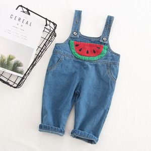 Watermeloen leuke jongen meisje kinderen baby jeans overalls matching