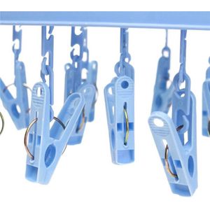 Plastic kleerhanger clips ronde plastic opknoping droger 18 clip wasserij kleerhanger ondergoed sokken hanger huis levert