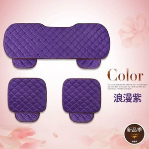 3PC Universele Auto Bekleding Winter Pluche Anti Slip Kussen Pad Mat Bureaustoel Zachte Ademende Bekleding Auto interieur