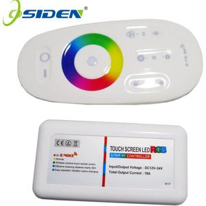 OSIDE RGB RGBW controller Muur Gemonteerde LED controller Touch pannel 12V24V 18A Draadloze 2.4g Afstandsbediening LED RGB Strip/ lamp/Downlight