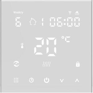 Lcd Touch Screen Slimme Thermostaat Elektrische Vloerverwarming Termostato Smart Temperatuur Controller Voor Thuis