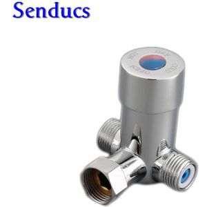 senducs koude anglve valve voor badkamer sensor kraan om koud water met massief messing hoekstopkraan