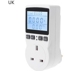 Digitale Power Meter Socket Eu/Us/Uk Plug Energy Meter Stroom Spanning Watt Elektriciteit Kosten Meten Monitor Analyzer MAY28