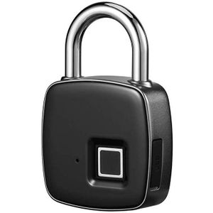USB Oplaadbare Vingerafdruk Hangslot Smart Keyless IP65 Waterdicht Anti-Diefstal Beveiliging Slot voor Rugzak Bagage Bike Kantoor