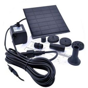 1.2 Watt Solar 12 V Waterpomp Fontein Dompelpomp Voor Outdoor Tuin Bad Aquarium Vierkante Vorm