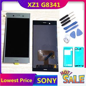5.2 ""Htzf Lcd Voor Sony Xperia XZ1 Display Touch Screen Vervanging Voor Sony XZ1 Dual Lcd Display Module XZ1 g8341 G8342 Lcd