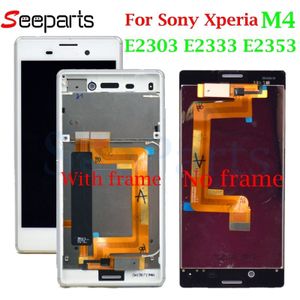 Mobiele Lcd Voor Sony Xperia M4 Lcd Touch Screen Digitizer Vergadering Frame E2303 E2333 E2353 Voor 5.0 ""Sony m4 Aqua Lcd