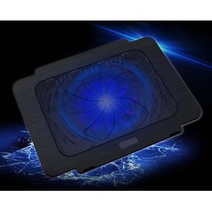Laptop Cooler Cooling Pad Base Grote Fan Usb Stand Voor 14 Inch Led Licht Notebook-Pc Vriend