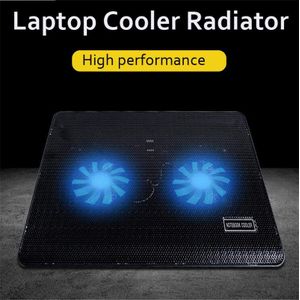 Stille 10-17 Inch Notebook Radiator Backlight Notebook Cooling Pad Professionele Grote Fan Koeling Base Met Licht Voor Laptop