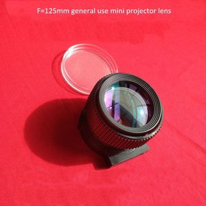 Mini Projector Algemeen Gebruik Lens Led Projector Diy F125mm Voor UC40 UC46 Rigal Projectie Lcd 4 Inch