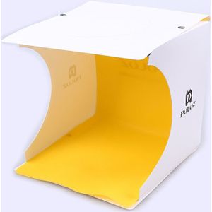 1Pc Folding Lightbox Dubbele Led Light Soft Box Fotografie Foto Studio Softbox Foto Achtergrond Kit Accessoires Wit