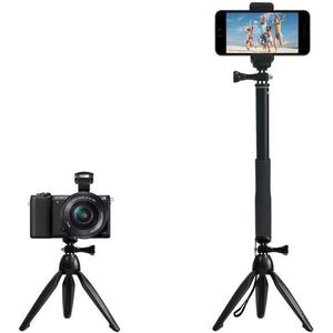 Statief Bluetooth Afstandsbediening Zelfontspanner Clip Houder Selfie Dslr Statief Stick Mount Voor Gopro Sport Camera Telefoon Stand houder