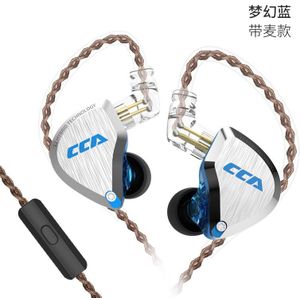 Cca C12 5BA + 1DD Hybrid In Ear Headset 12 Drivers Unit Hifi Dj Monitor Oortelefoon Oordopjes Headset Noise Cancelling oortelefoon