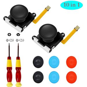 3D Analoge Thumb Stick Voor Nintend Schakelaar Ns Vreugde Con Joystick Caps Vervanging Reparatie Onderdelen Mod Kit Voor Joycon Schakelaar controller