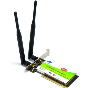 Atheros AR9223 802.11n 300 Mbps Desktop PCI WiFi Adapter Draadloze Netwerk Adapter WiFi Kaart voor ROS/Windows XP/7/8/10