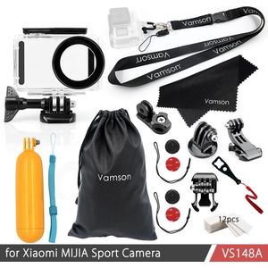 Vamson voor Xiaomi MIJIA Accessoires Kit Waterdichte Behuizing Cas Frame Box Statief Mount Monopod voor MIJIA Sport Camera VS148